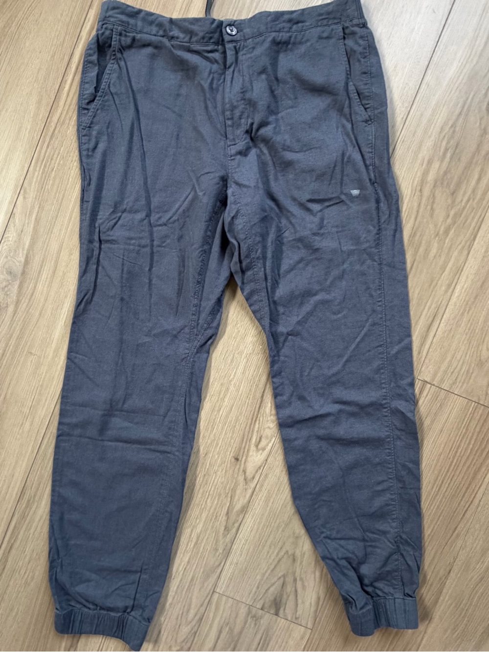 Mack Weldon Sunday Lounge Men's Casual Elastic Cuff Pants - Blue Medium